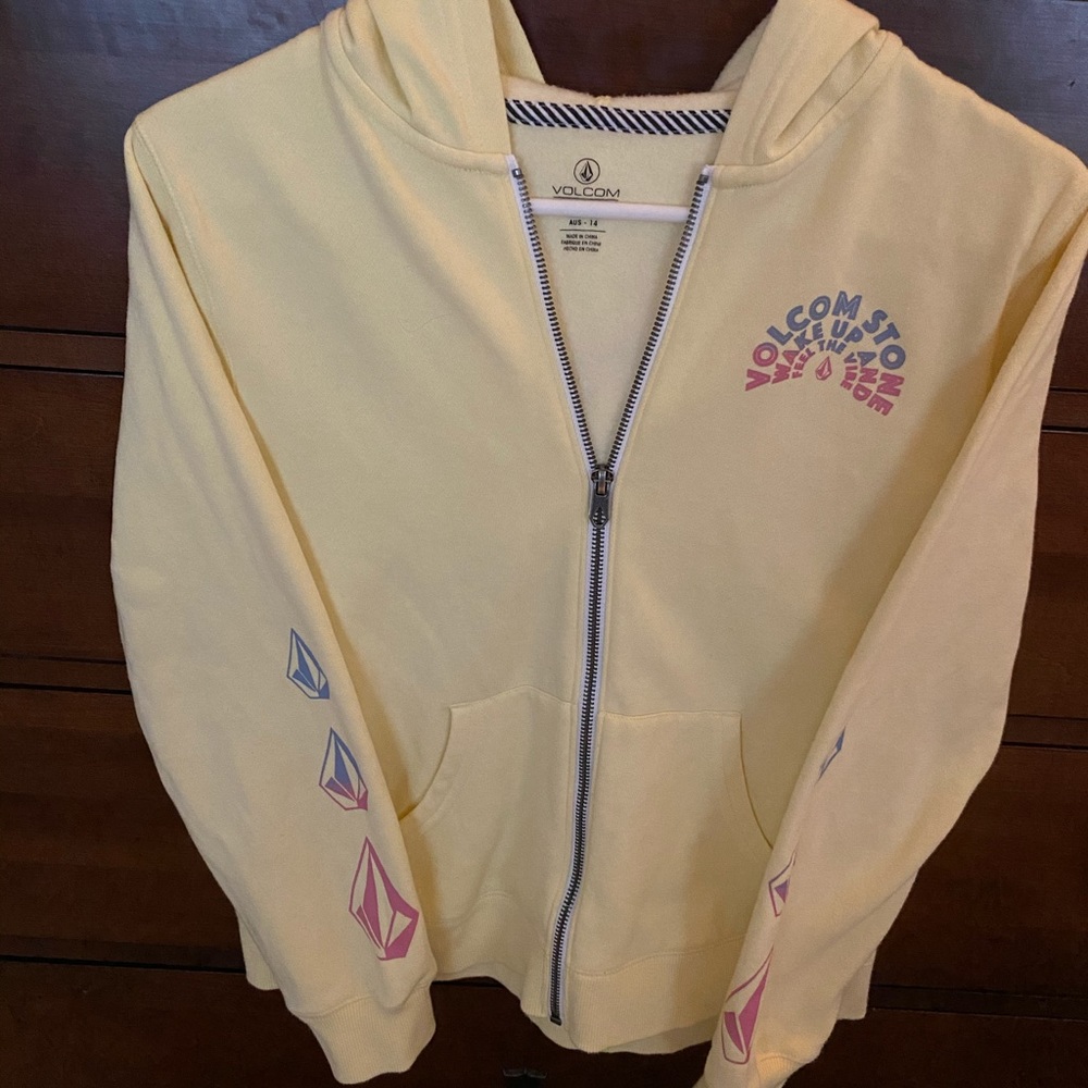 Volcom hooded zip-up sweatshirt